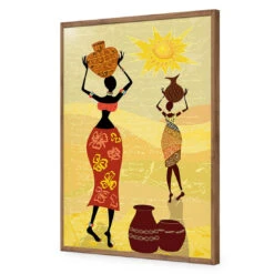 African Dawn -WALL ART DESGIN SALE african dawn acrylic glass no border natural frame 45x30cm 798741