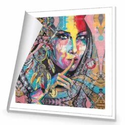 African Secret, Square Canvas Art -WALL ART DESGIN SALE african secret square canvas art 30x30cm rolled canvas 940256