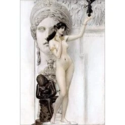 Allegory Of Sculpture By Gustav Klimt