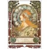 Alphonse Mucha - Zodiac -WALL ART DESGIN SALE alphonse mucha zodiac canvas stretched canvas 45x30cm 820449