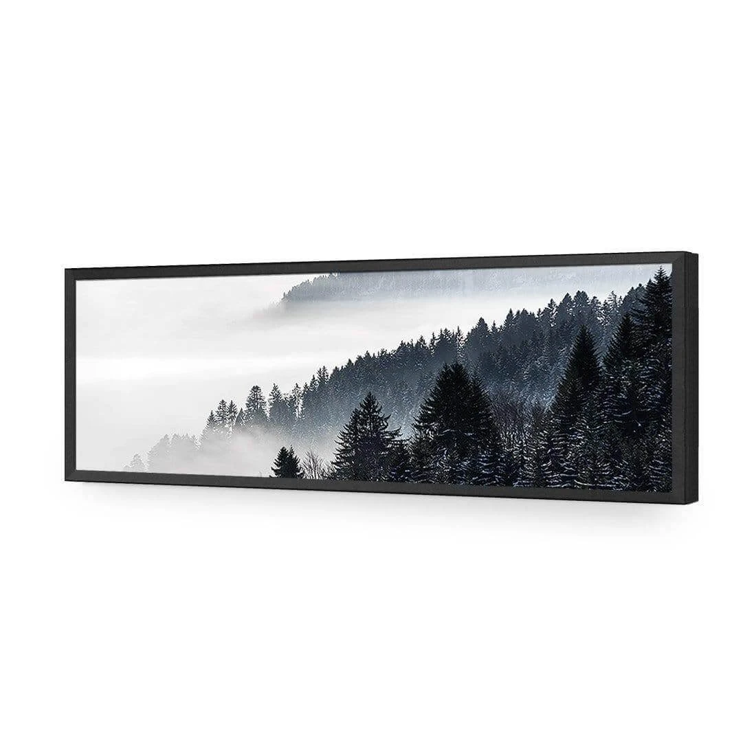 Alpine Conifer Mist (Long) Alpine Conifer Mist (Long) -WALL ART DESGIN SALE alpine conifer mist long acrylic glass no border black frame 90x30cm 712927