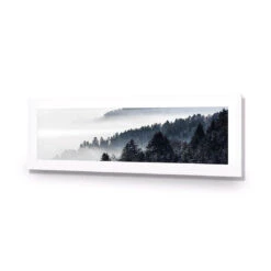 Alpine Conifer Mist (Long) 10 Alpine Conifer Mist (Long) -WALL ART DESGIN SALE alpine conifer mist long acrylic glass with border no frame 90x30cm 344277