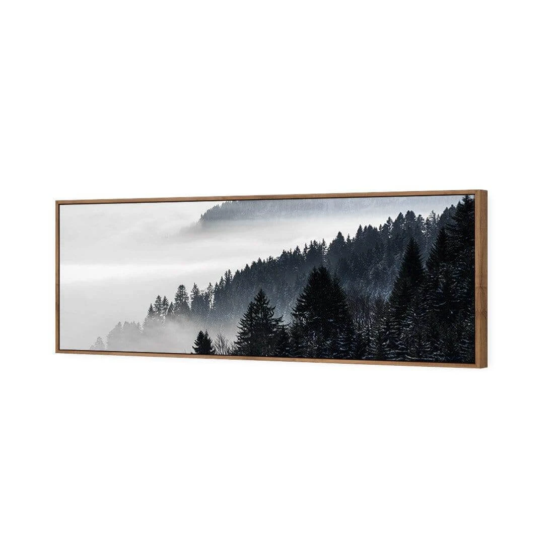 Alpine Conifer Mist (Long) Alpine Conifer Mist (Long) -WALL ART DESGIN SALE alpine conifer mist long canvas natural floating frame 60x20cm 963246