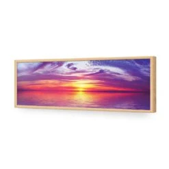 Amazing Sky (long) 17 Amazing Sky (long) -WALL ART DESGIN SALE amazing sky long acrylic glass no border oak frame 90x30cm 108359