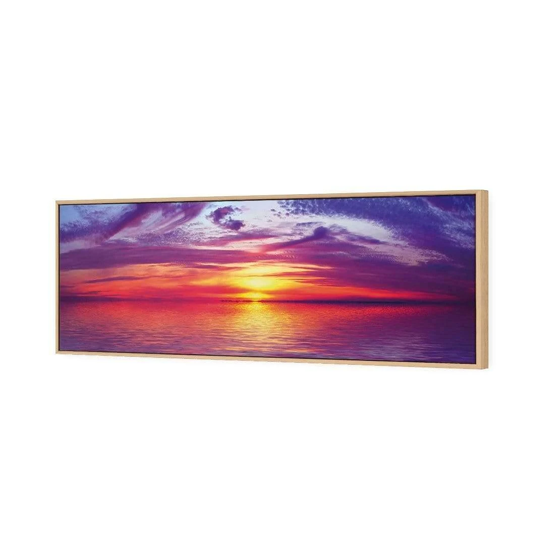 Amazing Sky (long) Amazing Sky (long) -WALL ART DESGIN SALE amazing sky long canvas oak floating frame 60x20cm 142745