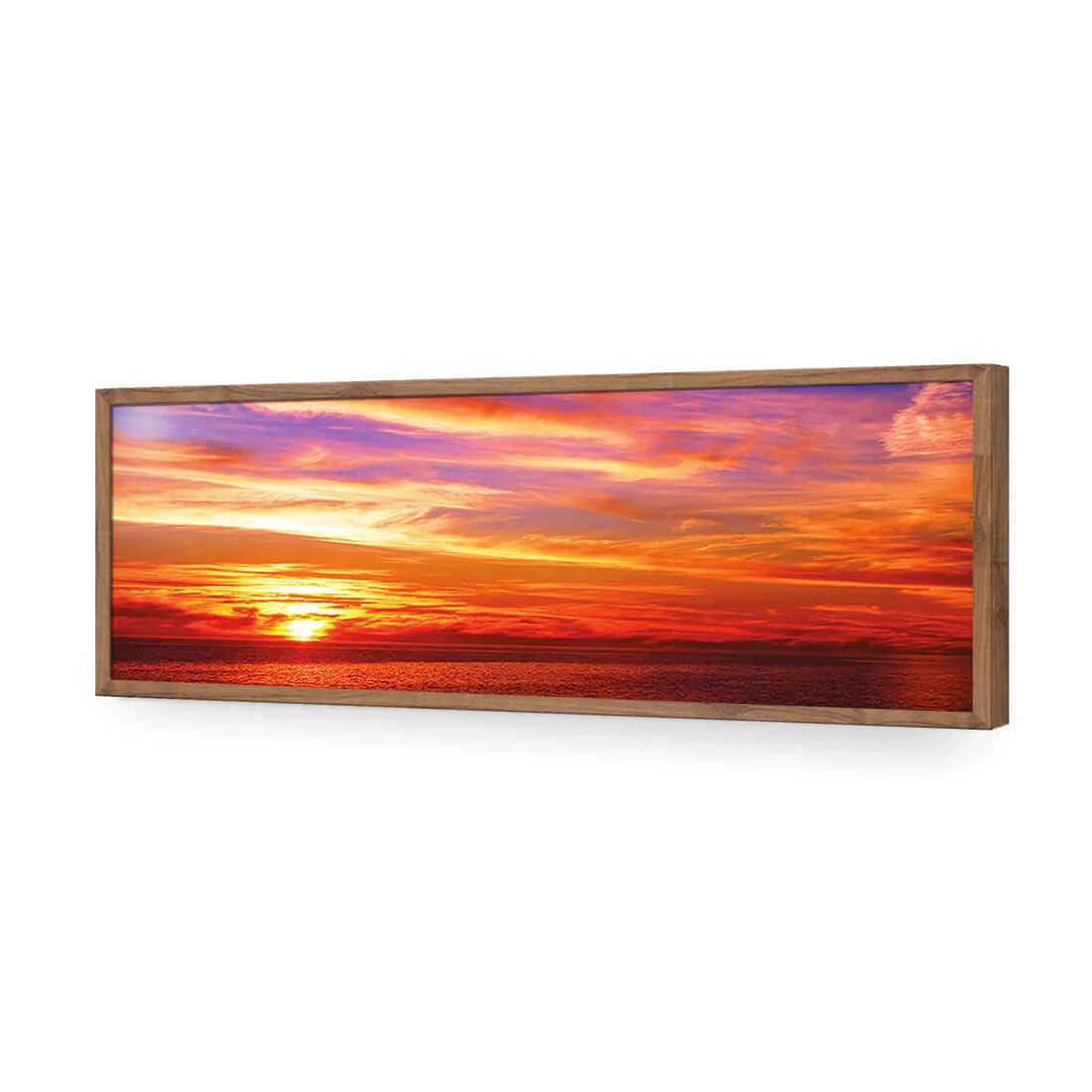 Amazing Sunset (long) Amazing Sunset (long) -WALL ART DESGIN SALE amazing sunset long acrylic glass no border natural frame 90x30cm 725087
