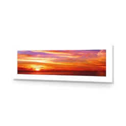 Amazing Sunset (long) 9 Amazing Sunset (long) -WALL ART DESGIN SALE amazing sunset long acrylic glass with border no frame 90x30cm 255367