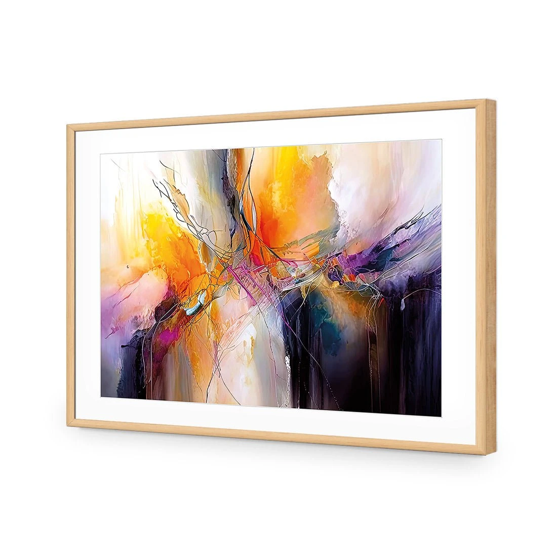 Among Topaz and Amethyst I Among Topaz And Amethyst I -WALL ART DESGIN SALE among topaz and amethyst i acrylic glass with border oak frame 45x30cm 264251