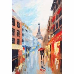 Amour En Pluie Acrylic Print Art
