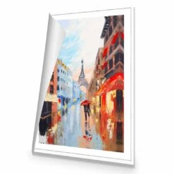 Amour En Pluie Acrylic Print Art -WALL ART DESGIN SALE amour en pluie acrylic glass art without border natural frame 45x30cm 669855