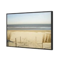 An Empty Beach -WALL ART DESGIN SALE an empty beach canvas black floating frame 45x30cm 322015