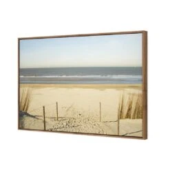 An Empty Beach -WALL ART DESGIN SALE an empty beach canvas natural floating frame 45x30cm 868089