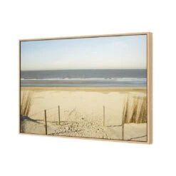 An Empty Beach -WALL ART DESGIN SALE an empty beach canvas oak floating frame 45x30cm 481777