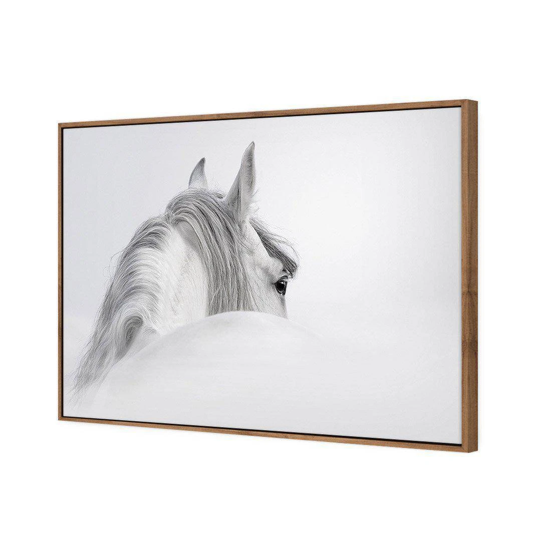 Andalusian Horse In The Mist Canvas Art Andalusian Horse In The Mist Canvas Art -WALL ART DESGIN SALE andalusian horse in the mist canvas art 45x30cm natural frame 746027