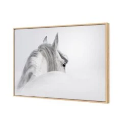 Andalusian Horse In The Mist Canvas Art 7 Andalusian Horse In The Mist Canvas Art -WALL ART DESGIN SALE andalusian horse in the mist canvas art 45x30cm oak frame 106759