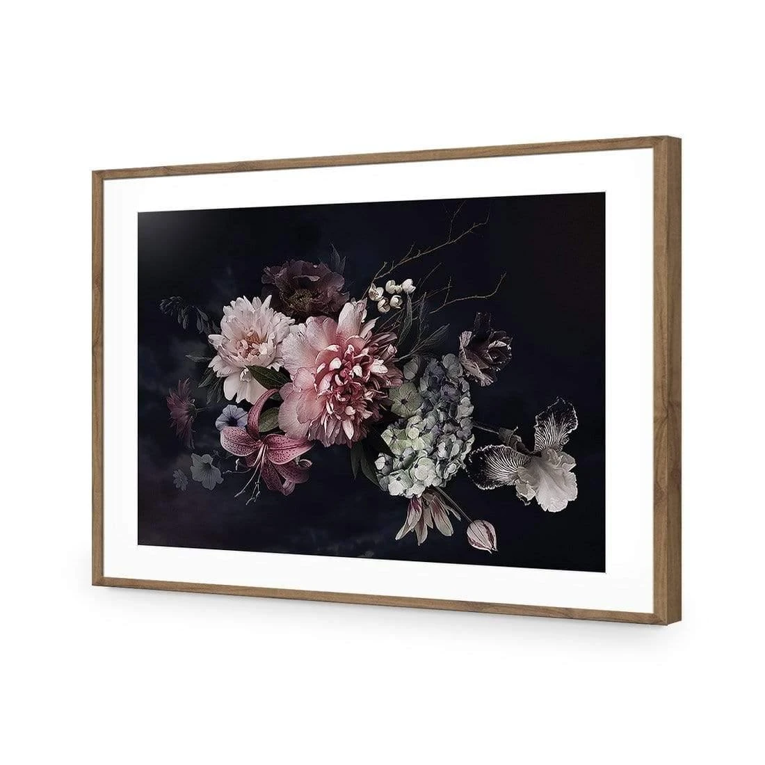 Antique Floral Assemblage II Antique Floral Assemblage II -WALL ART DESGIN SALE antique floral assemblage ii acrylic glass with border natural frame 45x30cm 442691