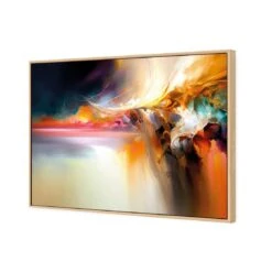 Approaching Haze -WALL ART DESGIN SALE approaching haze canvas oak floating frame 45x30cm 557049