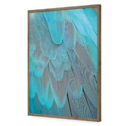 Aqua Flitters 18 Aqua Flitters -WALL ART DESGIN SALE aqua flitters acrylic glass no border natural frame 45x30cm 993428