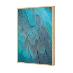 Aqua Flitters 6 Aqua Flitters -WALL ART DESGIN SALE aqua flitters canvas oak floating frame 45x30cm 390127