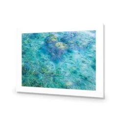 Aqua School -WALL ART DESGIN SALE aqua school acrylic glass with border no frame 45x30cm 925982