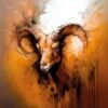 Aries Ascendant 1 Aries Ascendant -WALL ART DESGIN SALE aries ascendant canvas stretched canvas 37x37cm 775120