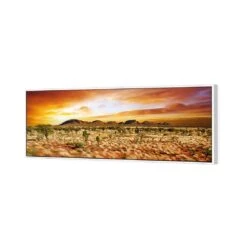 Australian Outback Sunset Canvas Art 5 Australian Outback Sunset Canvas Art -WALL ART DESGIN SALE australian outback sunset canvas art 60x20cm white frame 144005
