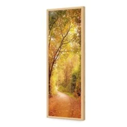 Autumn Pathway (Long) 17 Autumn Pathway (Long) -WALL ART DESGIN SALE autumn pathway long acrylic glass no border oak frame 90x30cm 773505