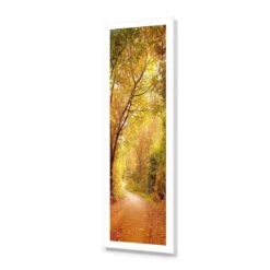 Autumn Pathway (Long) 9 Autumn Pathway (Long) -WALL ART DESGIN SALE autumn pathway long acrylic glass with border no frame 90x30cm 331304