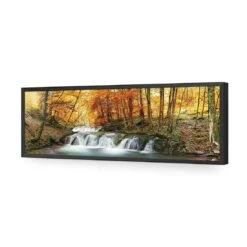 Autumn Waterfalls (long) 15 Autumn Waterfalls (long) -WALL ART DESGIN SALE autumn waterfalls long acrylic glass no border black frame 90x30cm 575097
