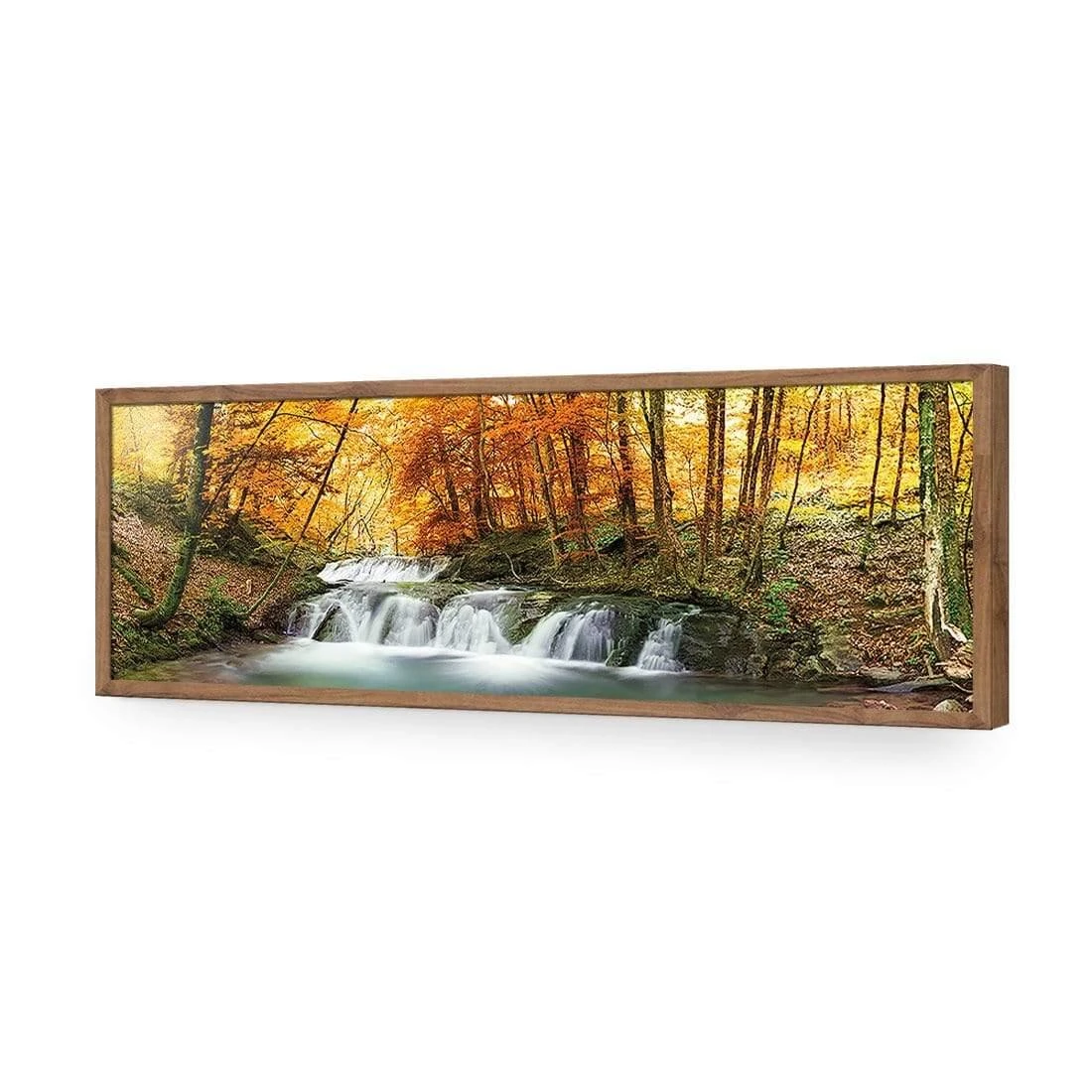 Autumn Waterfalls (long) Autumn Waterfalls (long) -WALL ART DESGIN SALE autumn waterfalls long acrylic glass no border natural frame 90x30cm 578686