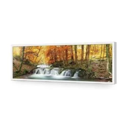 Autumn Waterfalls (long) 16 Autumn Waterfalls (long) -WALL ART DESGIN SALE autumn waterfalls long acrylic glass no border white frame 90x30cm 382938