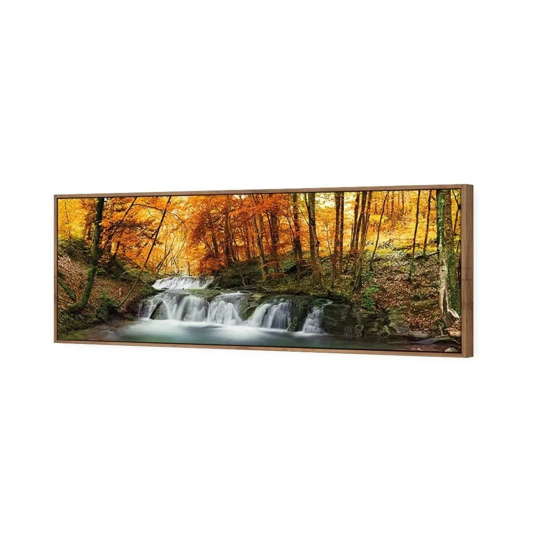Autumn Waterfalls (long) Autumn Waterfalls (long) -WALL ART DESGIN SALE autumn waterfalls long canvas natural frame 60x20cm 305142