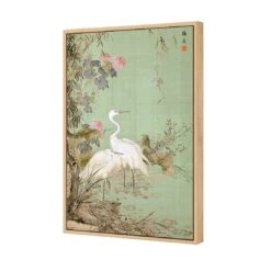 Avian Chinoiserie 2 -WALL ART DESGIN SALE avian chinoiserie 2 canvas oak frame 45x30cm 748141
