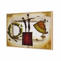 Balancing Puzzle Canvas Art 7 Balancing Puzzle Canvas Art -WALL ART DESGIN SALE balancing puzzle canvas art 45x30cm oak frame 514641