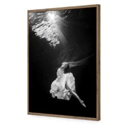 Ballet Submersed II -WALL ART DESGIN SALE ballet submersed ii acrylic glass no border natural frame 45x30cm 431866