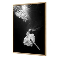 Ballet Submersed II -WALL ART DESGIN SALE ballet submersed ii acrylic glass no border oak frame 45x30cm 560919