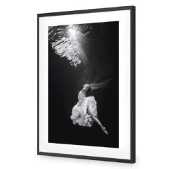 Ballet Submersed II -WALL ART DESGIN SALE ballet submersed ii acrylic glass with border black frame 45x30cm 700916
