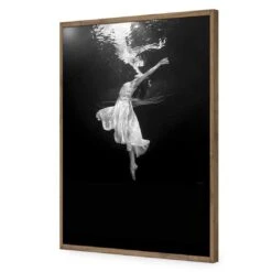 Ballet Submersed III -WALL ART DESGIN SALE ballet submersed iii acrylic glass no border natural frame 45x30cm 789193