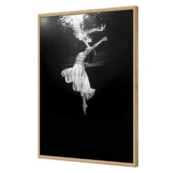 Ballet Submersed III -WALL ART DESGIN SALE ballet submersed iii acrylic glass no border oak frame 45x30cm 250422