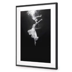 Ballet Submersed III -WALL ART DESGIN SALE ballet submersed iii acrylic glass with border black frame 45x30cm 524581
