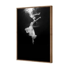 Ballet Submersed III -WALL ART DESGIN SALE ballet submersed iii canvas natural floating frame 45x30cm 221847