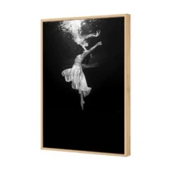 Ballet Submersed III -WALL ART DESGIN SALE ballet submersed iii canvas oak floating frame 45x30cm 639567