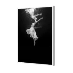Ballet Submersed III -WALL ART DESGIN SALE ballet submersed iii canvas white floating frame 45x30cm 667262