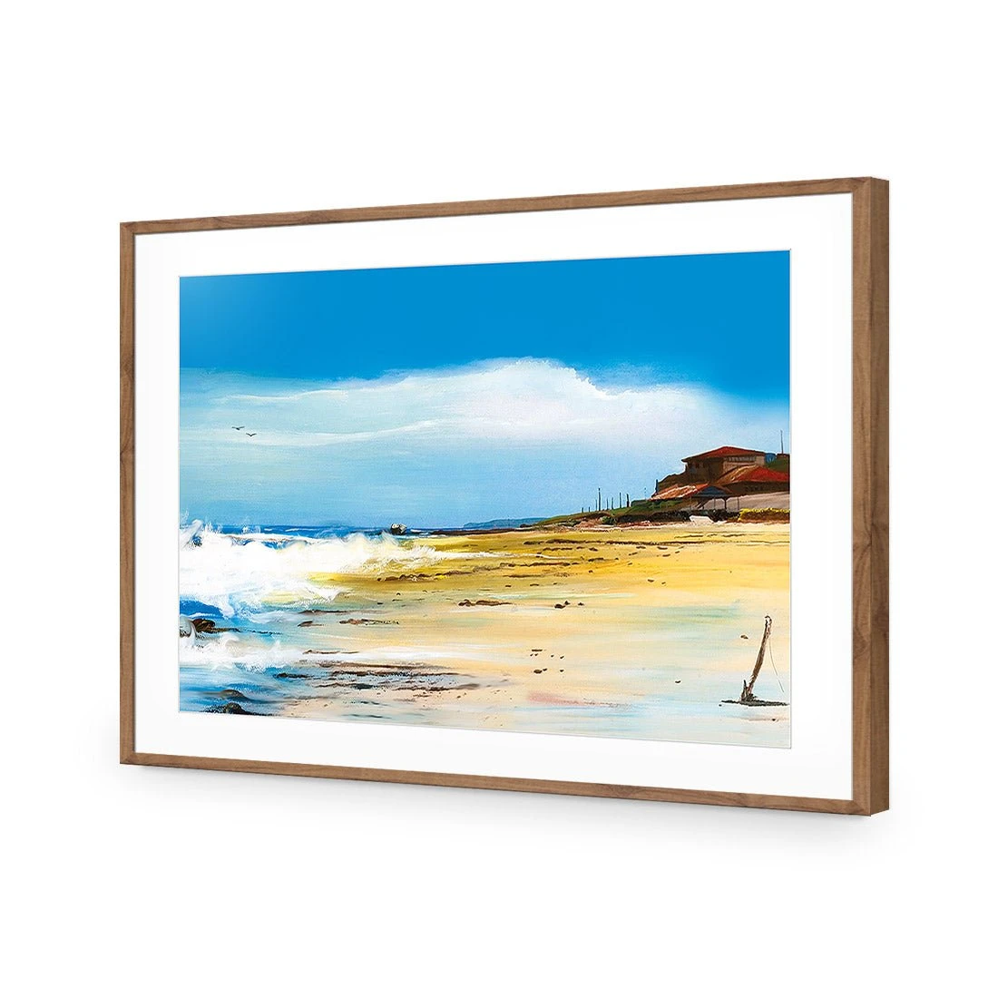 Bar Beach South Bar Beach South -WALL ART DESGIN SALE bar beach south acrylic glass with border natural frame 45x30cm 931506