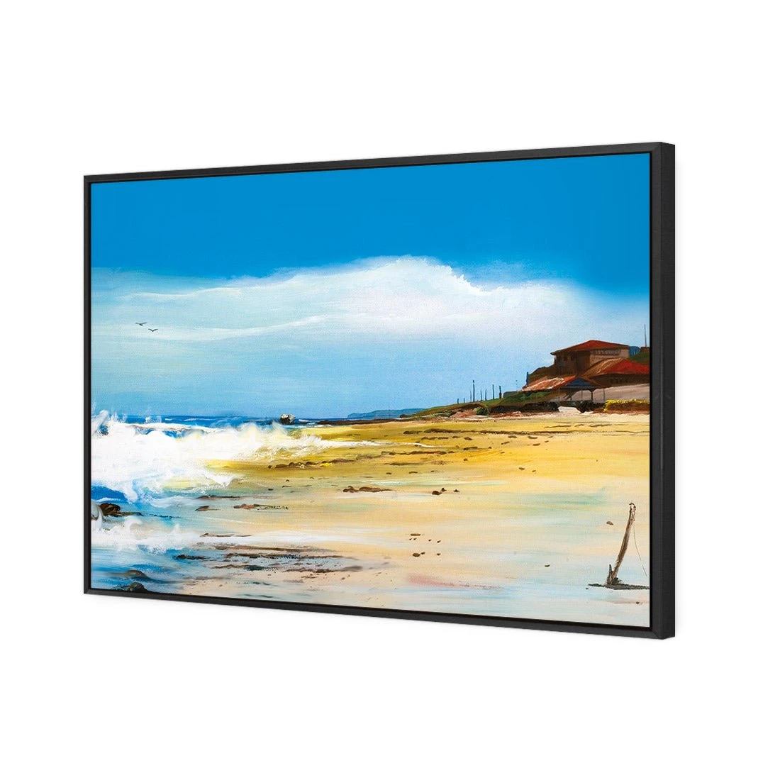 Bar Beach South Bar Beach South -WALL ART DESGIN SALE bar beach south canvas black floating frame 45x30cm 402699