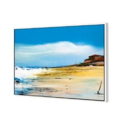 Bar Beach South 5 Bar Beach South -WALL ART DESGIN SALE bar beach south canvas white floating frame 45x30cm 512096