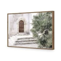 Barcelona Facade -WALL ART DESGIN SALE barcelona facade acrylic glass no border natural frame 45x30cm 976434