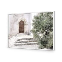 Barcelona Facade -WALL ART DESGIN SALE barcelona facade acrylic glass no border white frame 45x30cm 636326