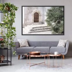 Barcelona Facade -WALL ART DESGIN SALE barcelona facade canvas stretched canvas 45x30cm 623259