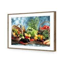 Basket Of Health -WALL ART DESGIN SALE basket of health acrylic glass with border natural frame 45x30cm 147106